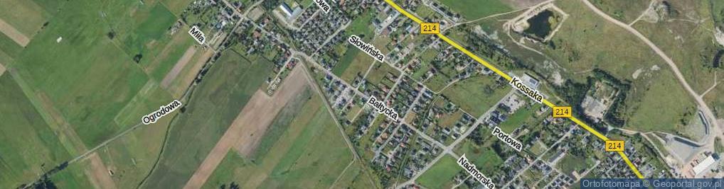 Zdjęcie satelitarne Bałtycka ul.